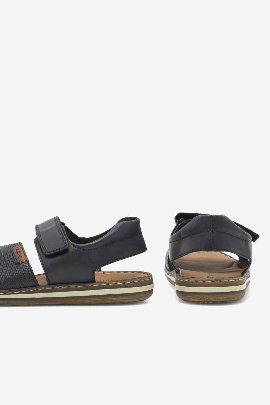 
                Rieker - Skórzane sandały - 2230056256764