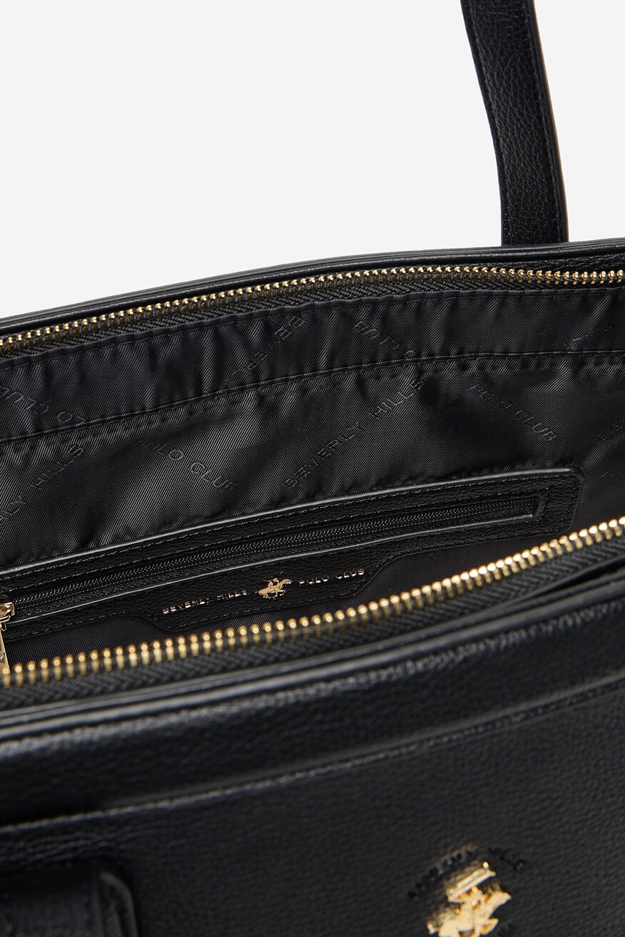 Geantă de mână Beverly Hills Polo Club NEGRU - 5906751252864