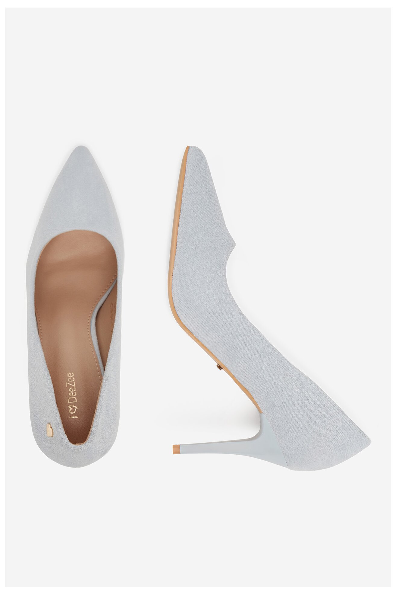 Pantofi cu toc DeeZee EZ-23-1B ALBASTRU DESCHIS