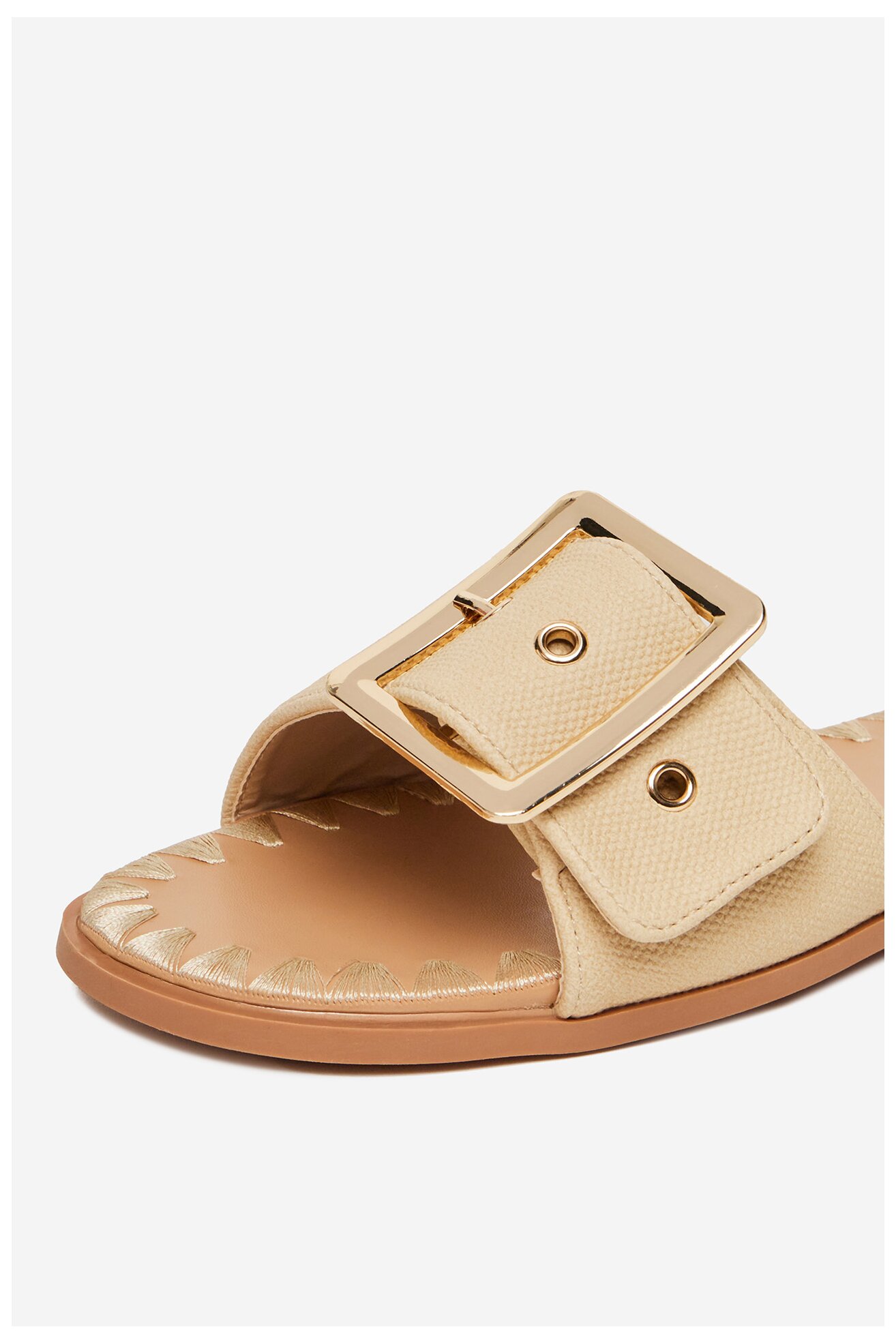 Klapki DeeZee 760-4 Beżowy