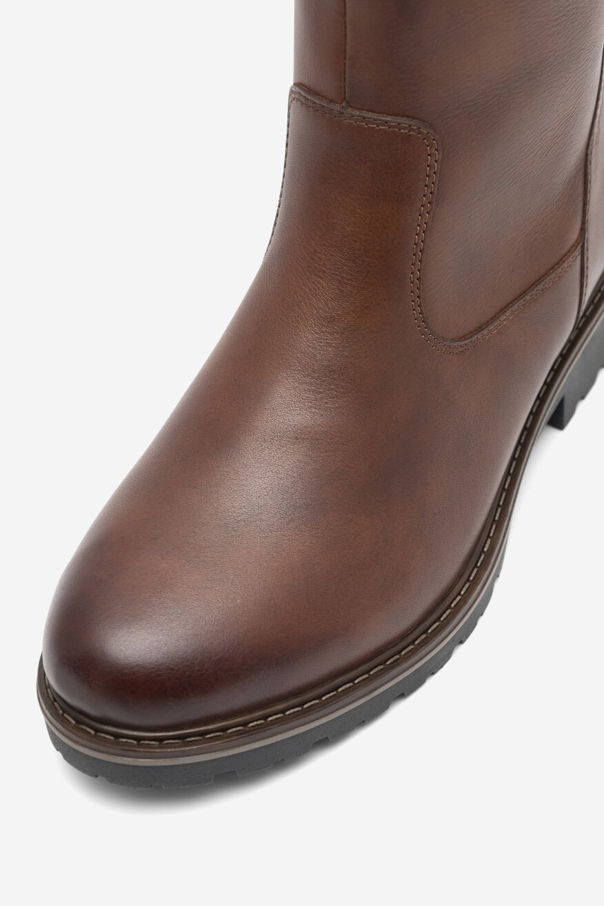 Remonte - Kozaki skórzane ocieplane - 2230062976632