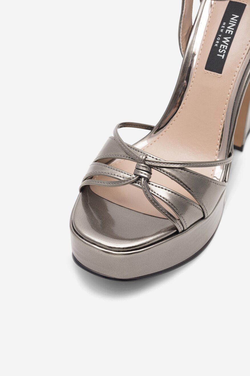 Sandály NINE WEST STŘÍBRNÁ - 5905588148081
