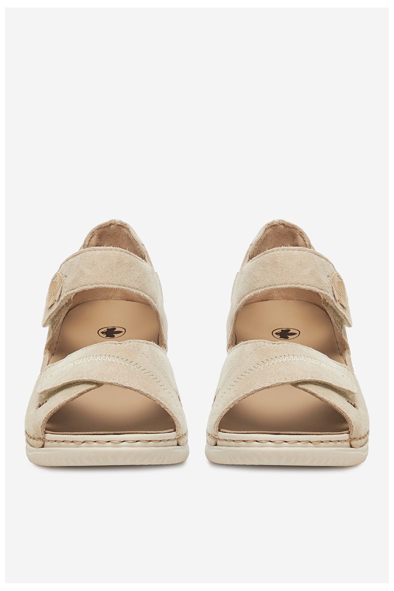 Sandały Rieker V7474-60 Beżowy