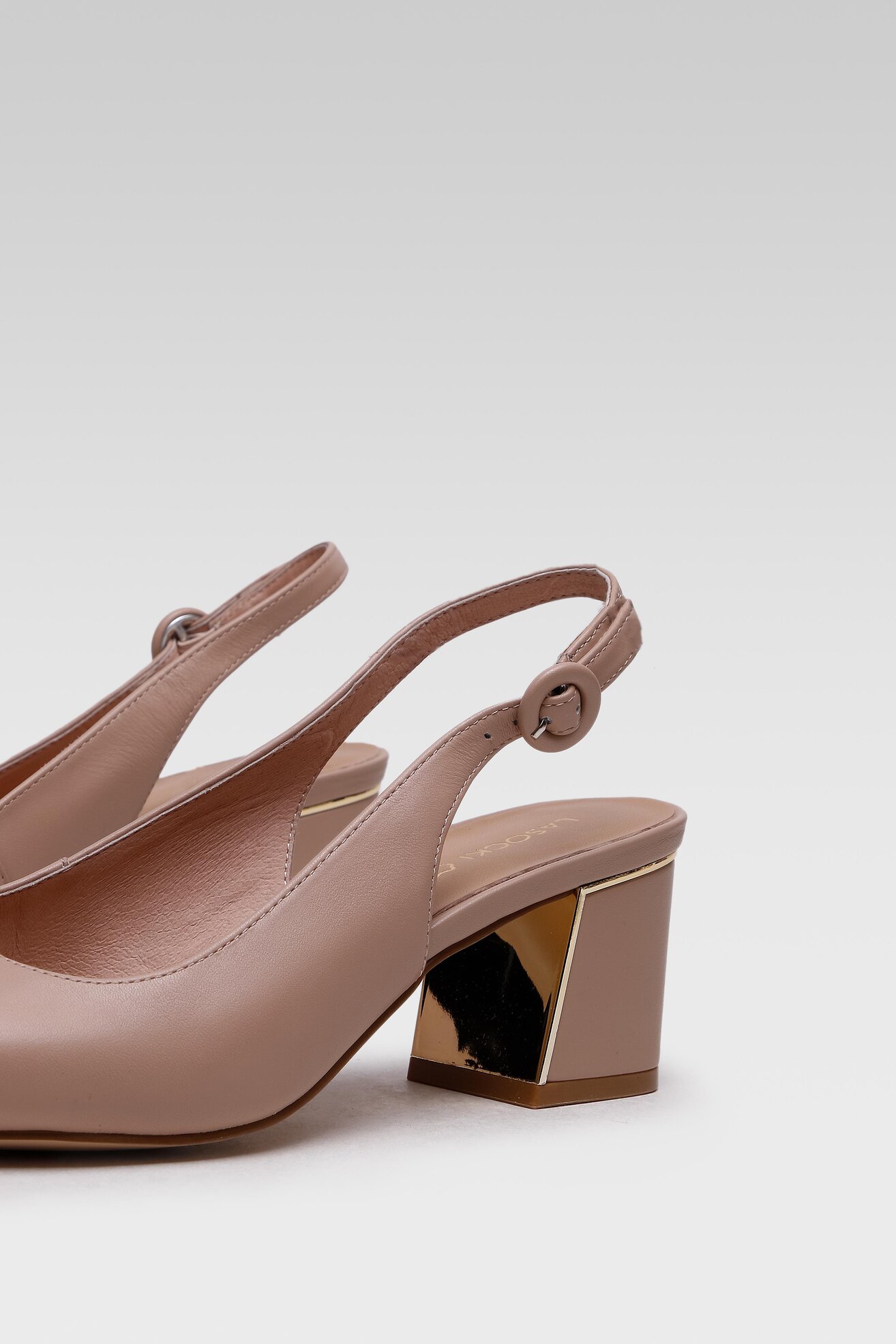 Czółenka Lasocki WYL3022-4Z Beżowy ciemny