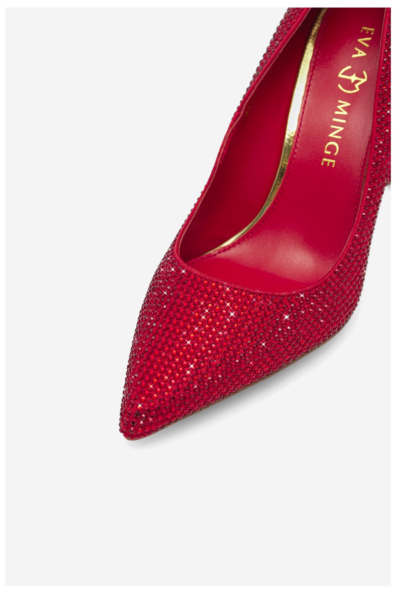 Pantofi cu toc EVA MINGE ANGELA-V1518-03 ROŞU