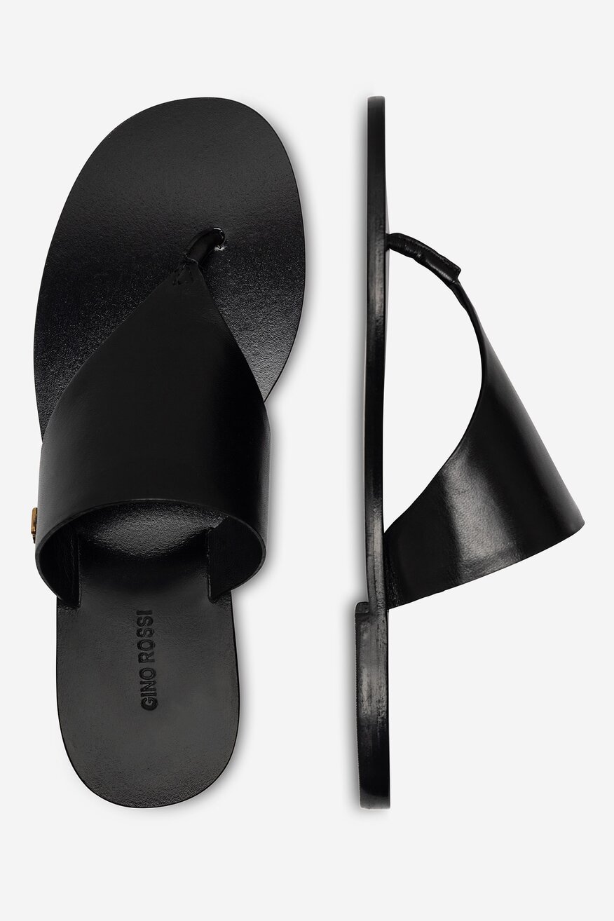 Gino Rossi - Klapki skórzane - 5905588429395