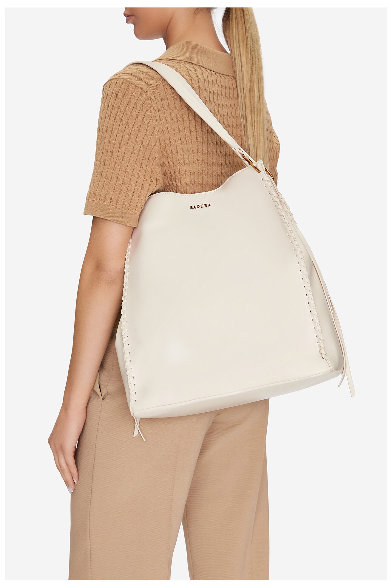 Kézitáska Badura WEN-13 BÉZS