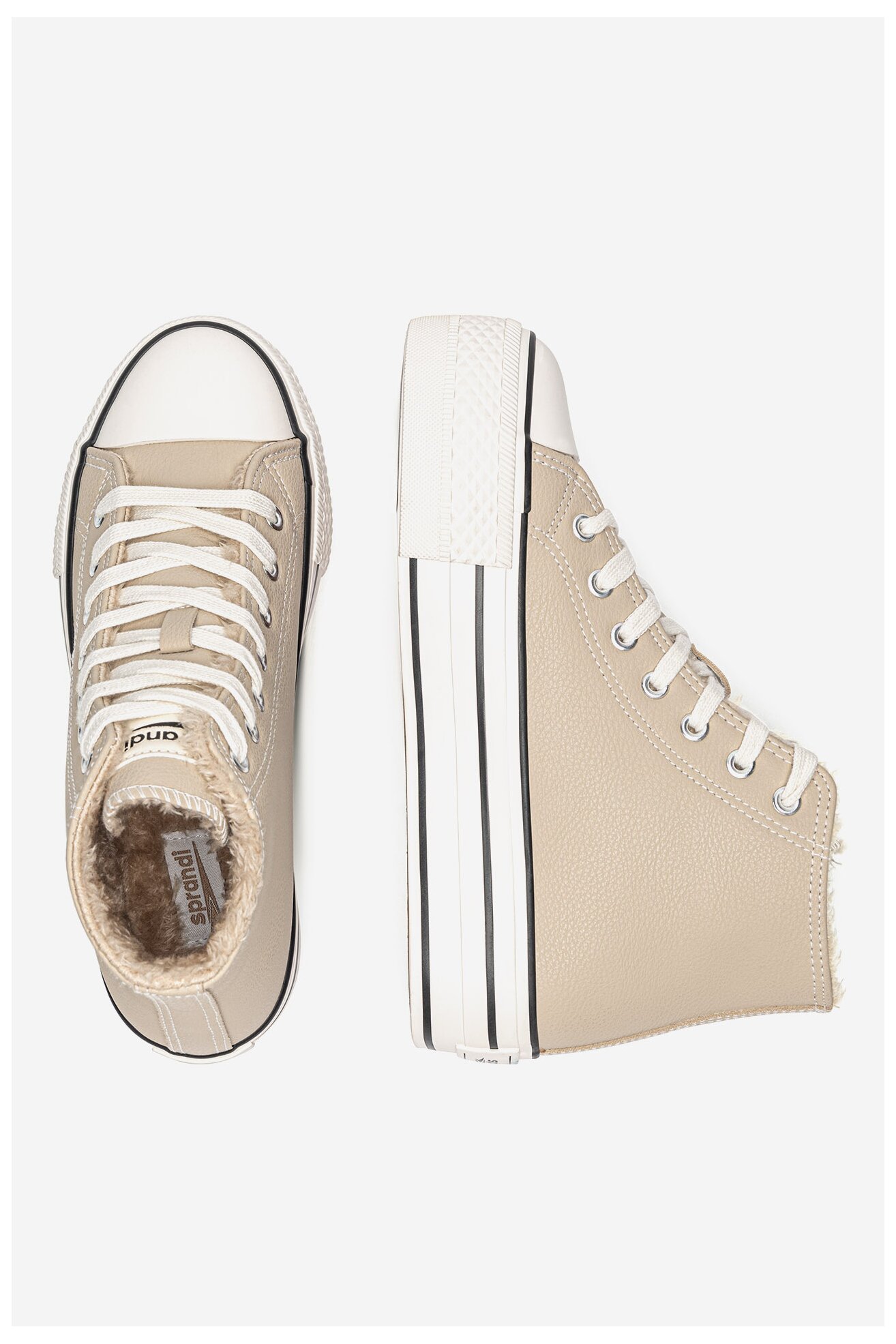 Plátěná obuv Sprandi YL201412 BÉŽOVÁ