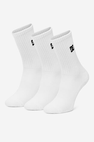 Шкарпетка DC Shoes AS_DC_01W_SS25 (3-PACK) БІЛИЙ