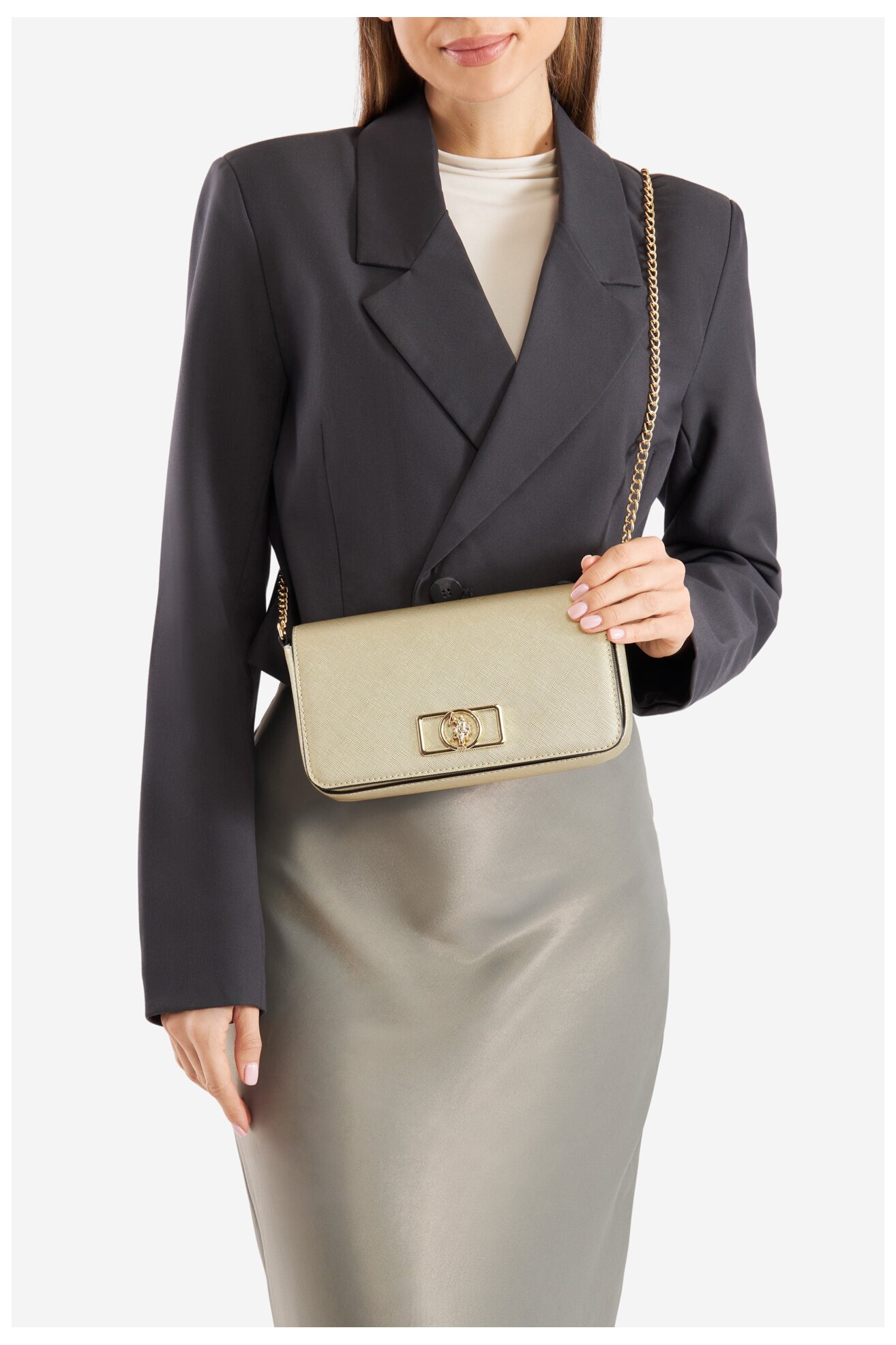 Torebka U.S. POLO ASSN. BEUXT6456WVP Złoty