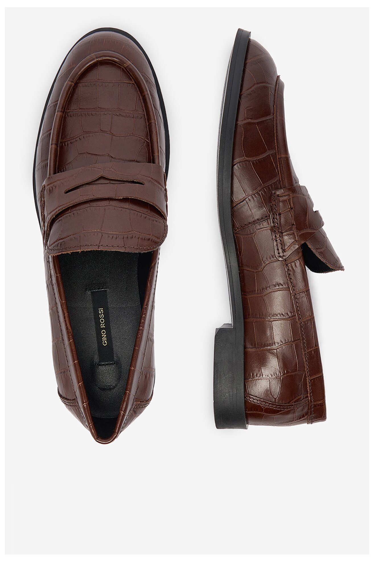 Mokasyn Gino Rossi EO-MANU-25550PE Brązowy