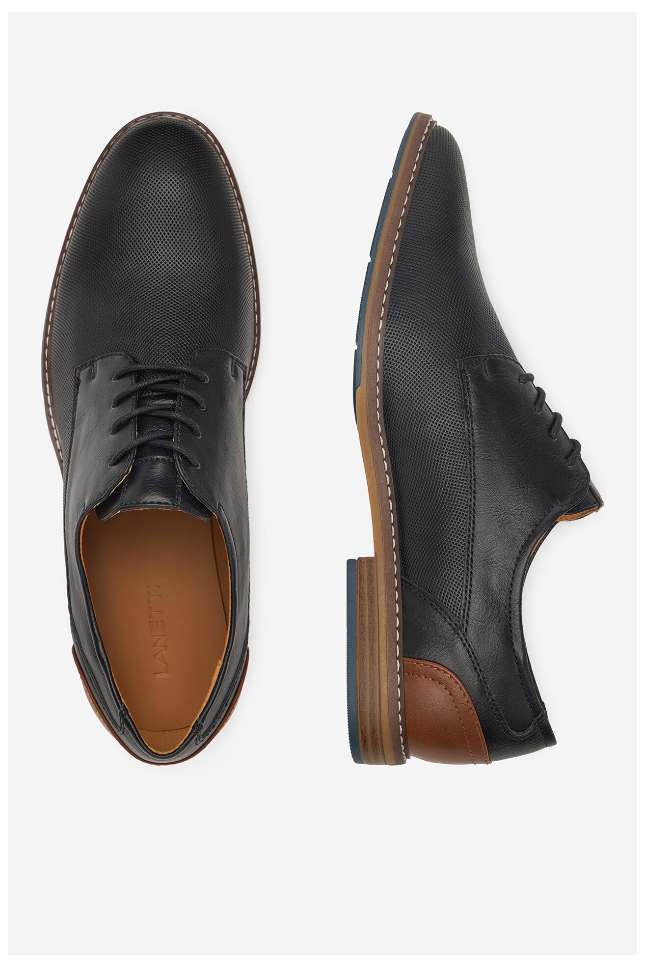 Половинки обувки Lanetti 123AM0956 ЧЕРЕН