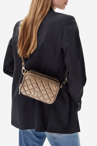 Сумка З Ремінцем NINE WEST CEO-GREENWICH-GLAM-LX7669 ТЕМНО-СРІБНИЙ
