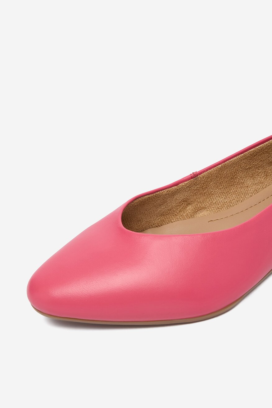 
                Lasocki - Baleriny skórzane - 5906751638262