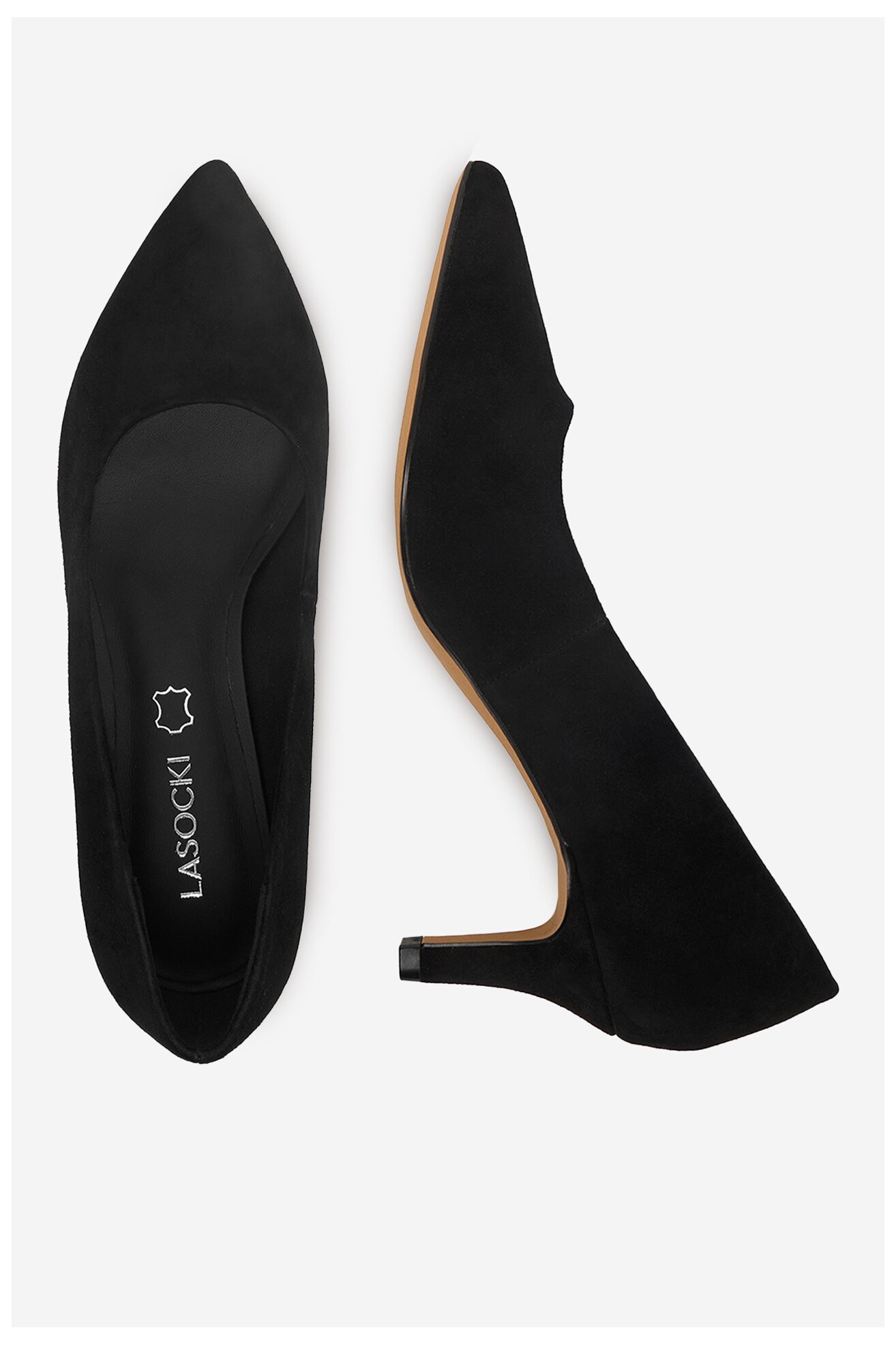 Елегантни обувки Lasocki CEO-SAGITTA-02 ЧЕРЕН