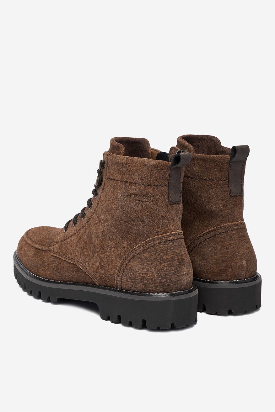 
                Rieker - Trzewiki zamszowe - 2230085561877