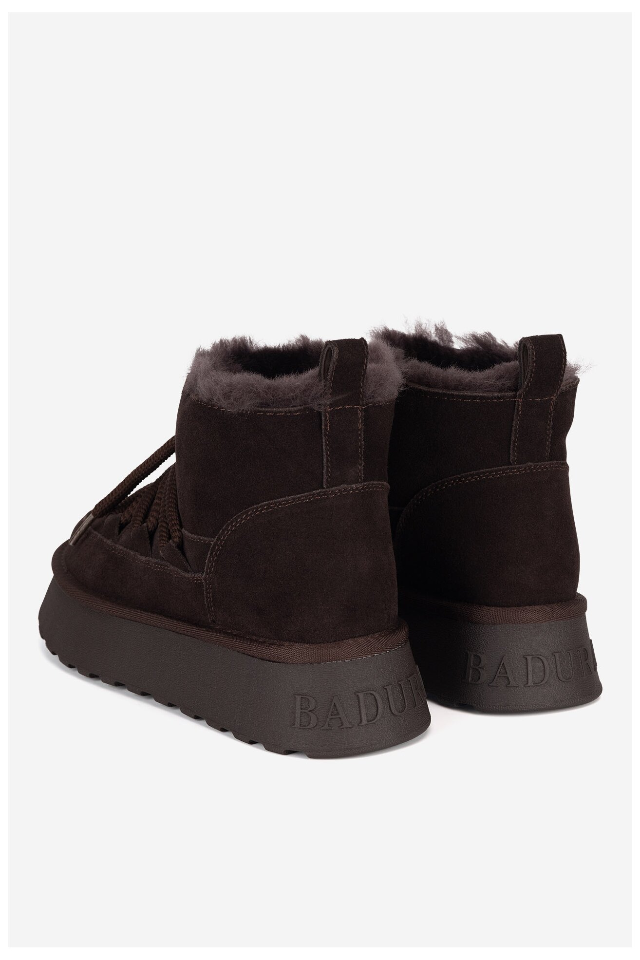 Botki Badura WFA3111-6Z Brązowy ciemny