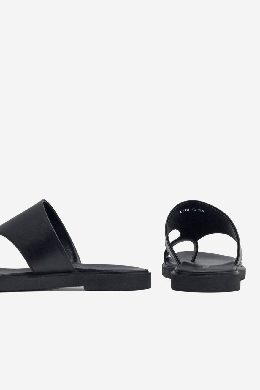 
                Lasocki - Klapki skórzane - 5906751733325