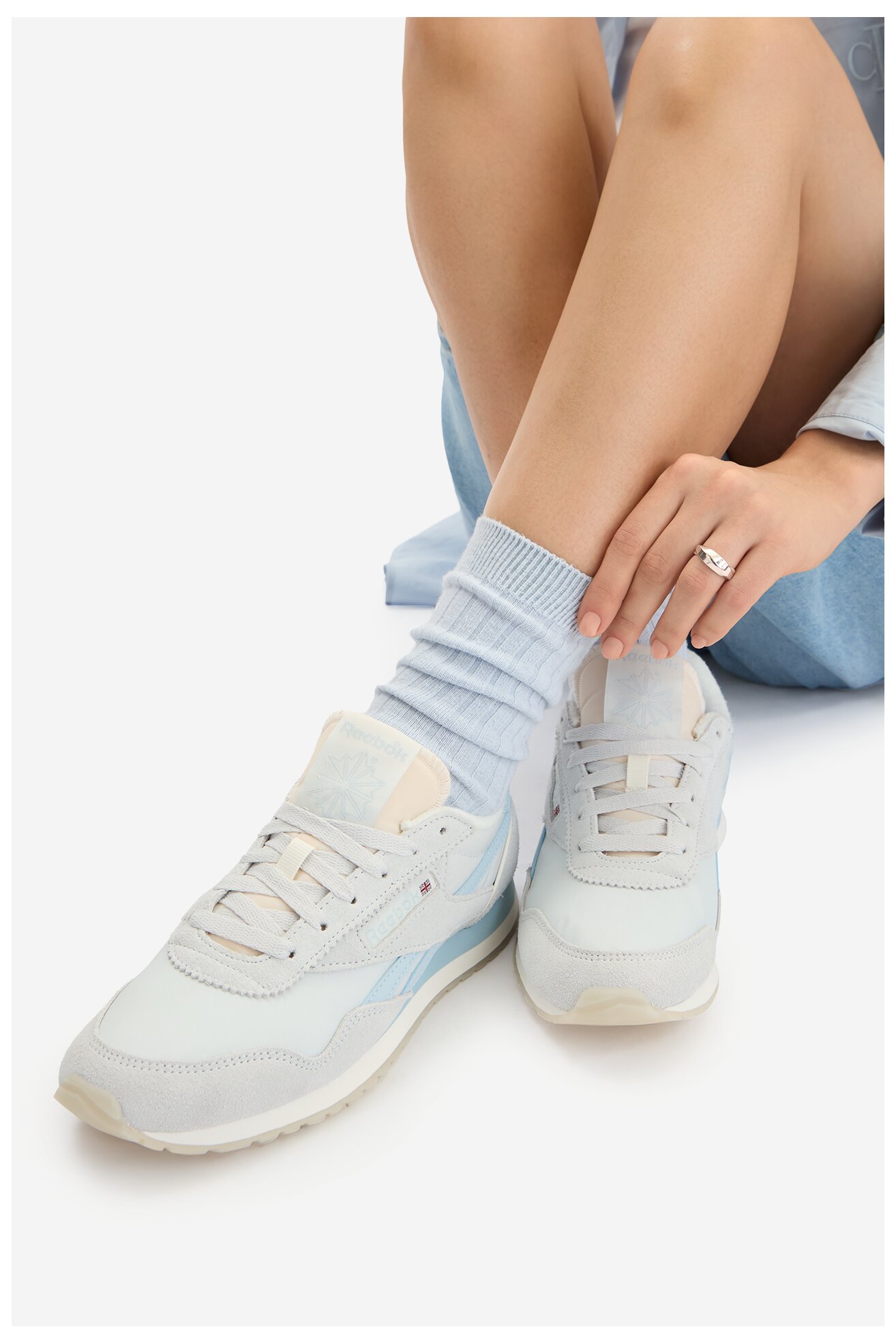 Obuwie sportowe Reebok SS-CLASSIC AZ 100245689 Szary