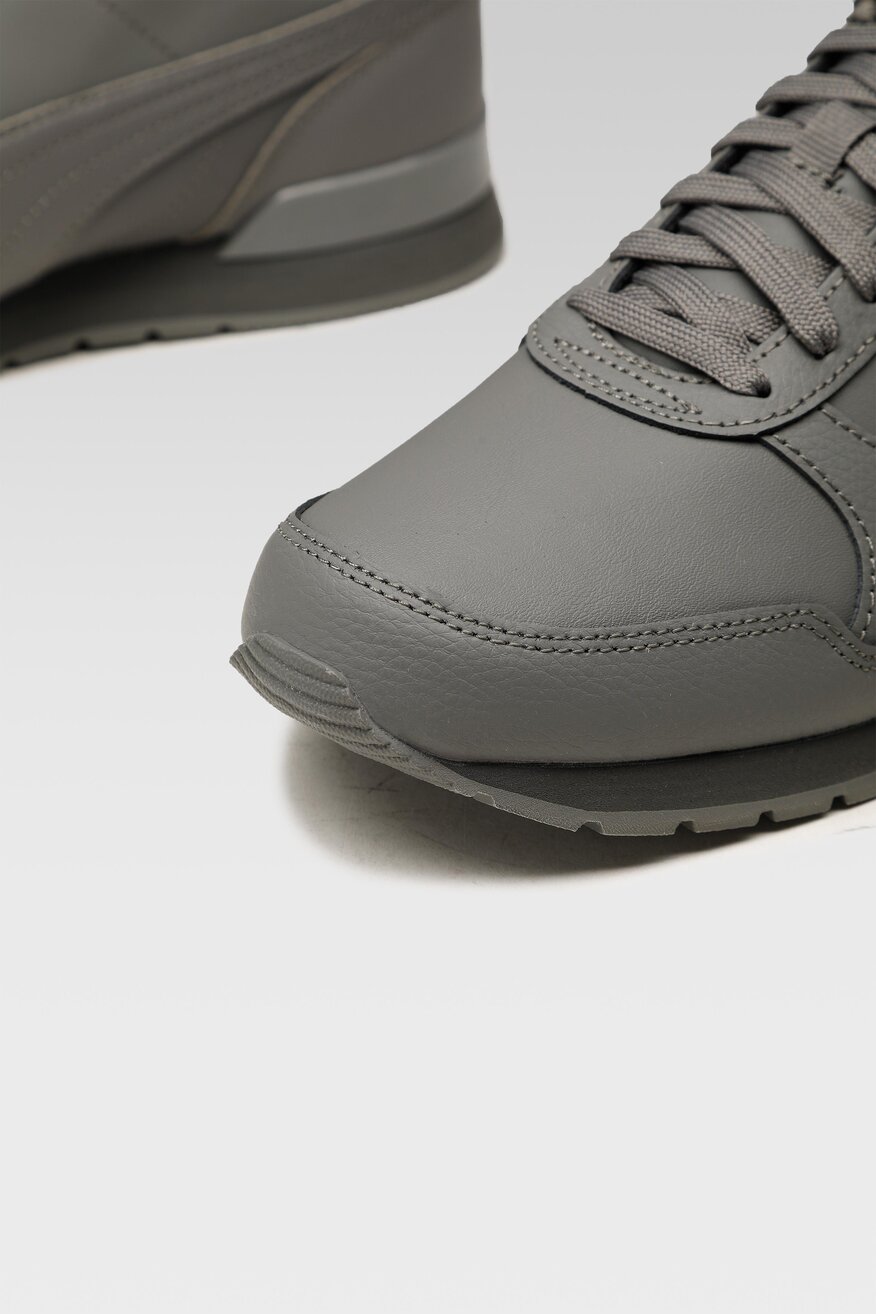 
                Puma - Skórzane obuwie sportowe szare - 5903698839387