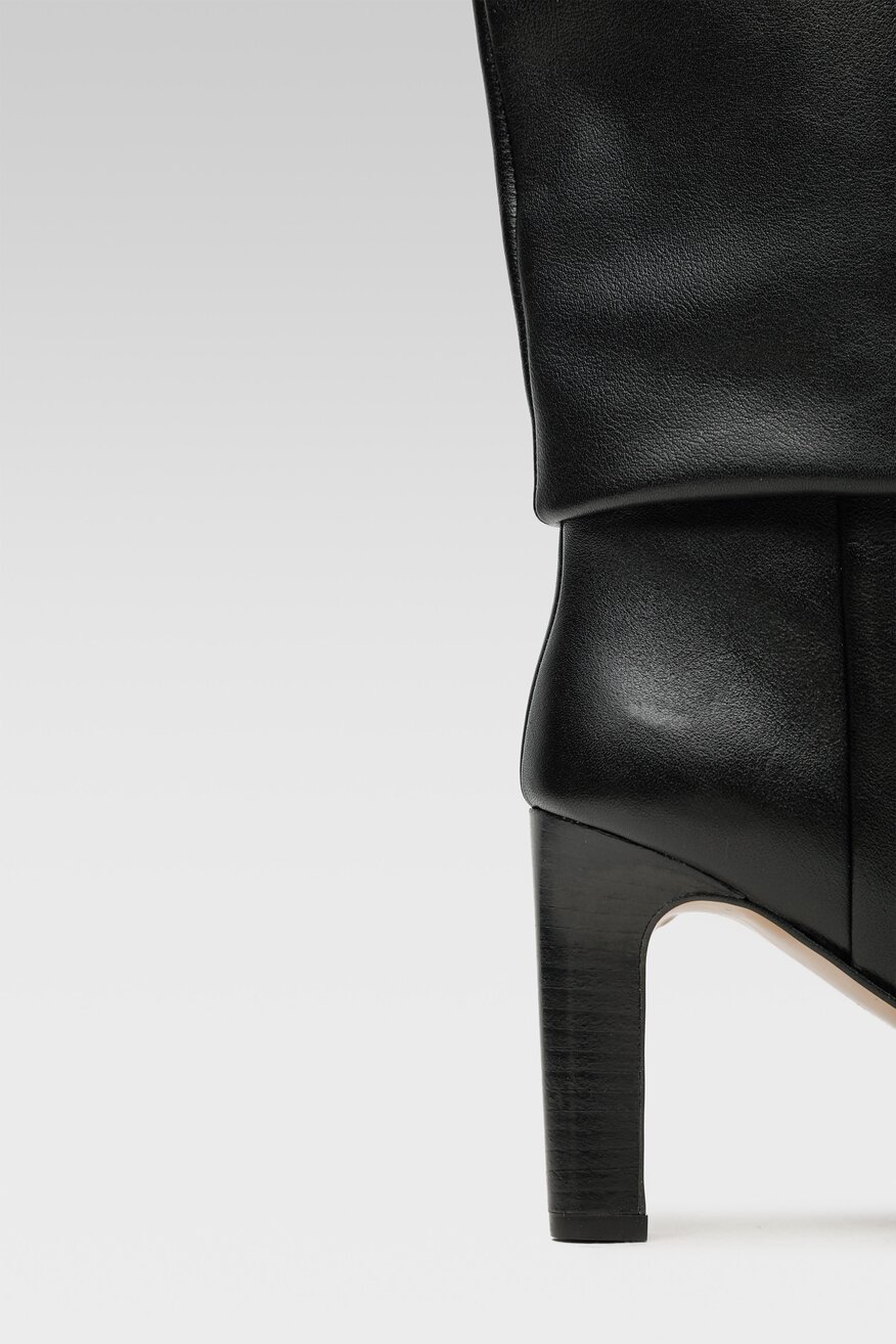 Gino Rossi - Skórzane kozaki czarne - 5904248053437