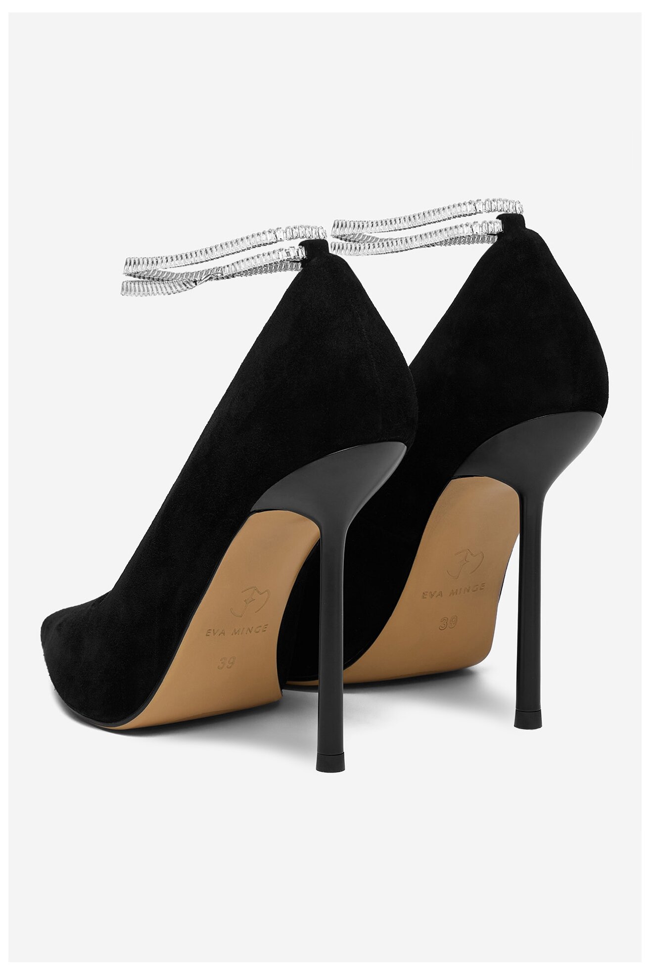 Czółenka EVA MINGE EO-SALMA-LT1677-36 Czarny