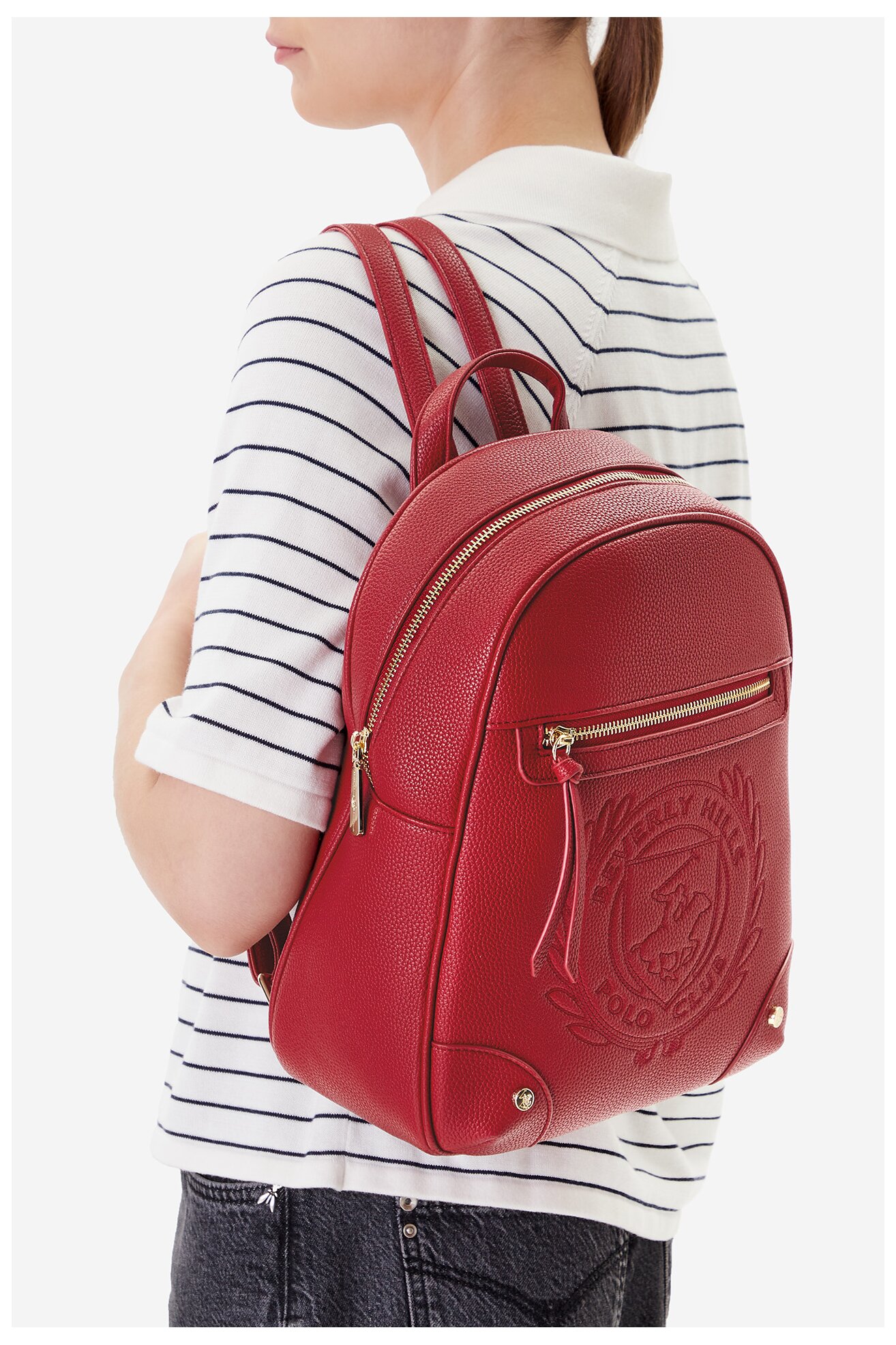 Plecak Beverly Hills Polo Club BHPC-K-031-06 Czerwony