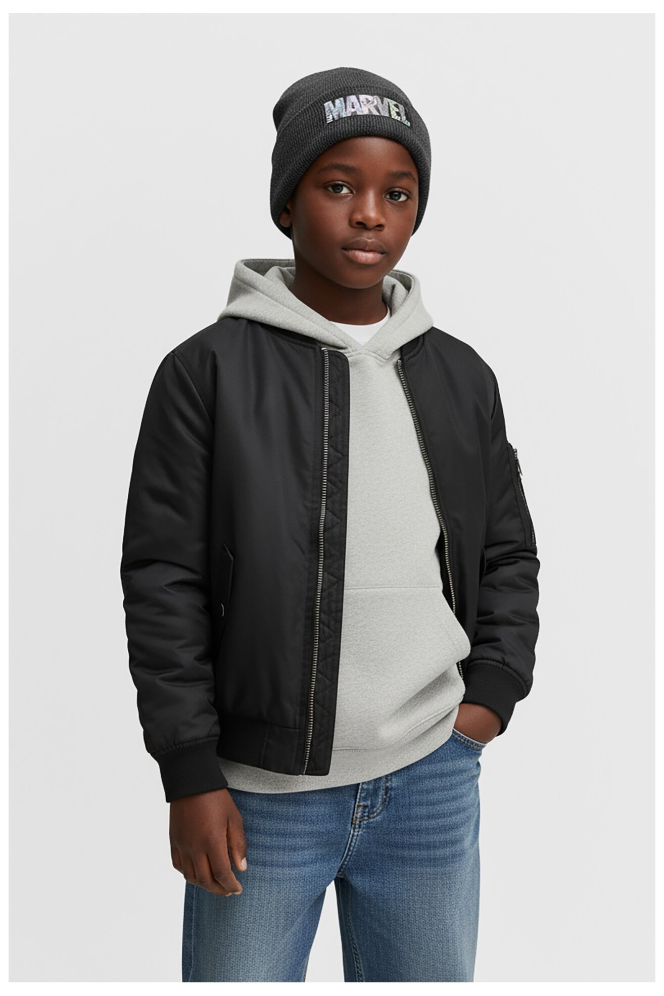 Gyerek sapka MARVEL CEO-ACCCS-AW25-225MV FEKETE