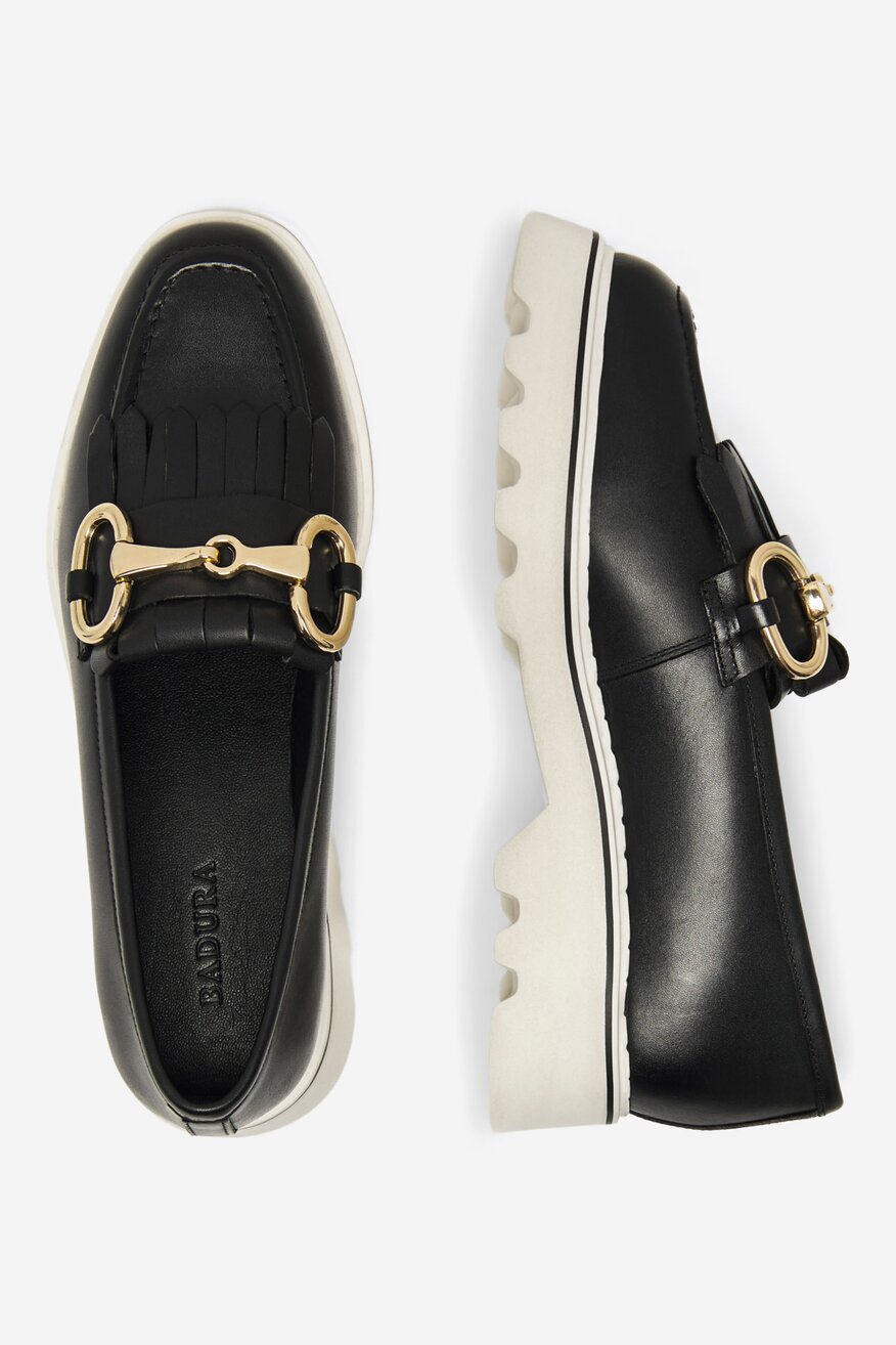 Badura - Loafersy skórzane - 5905588463467