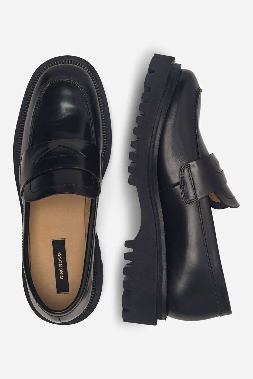 
                Gino Rossi - Mokasyny skórzane - 5905588043805