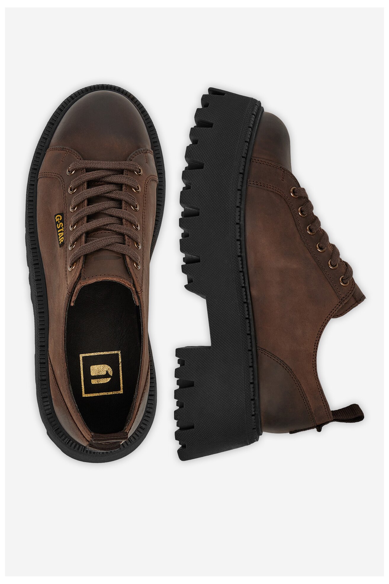 Pantofi casual G-STAR RAW WI34-MANYA-01 MARO ÎNCHIS