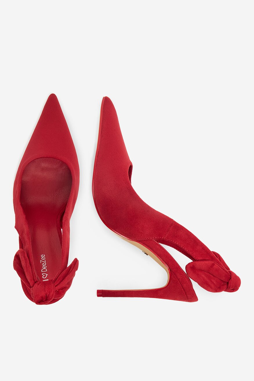 Pantofi cu toc DeeZee ROŞU - 5906751135341