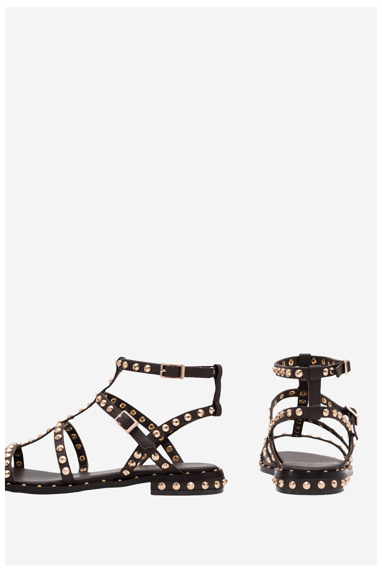 Sandały EVA MINGE THERESE-2290-1-1 Brązowy