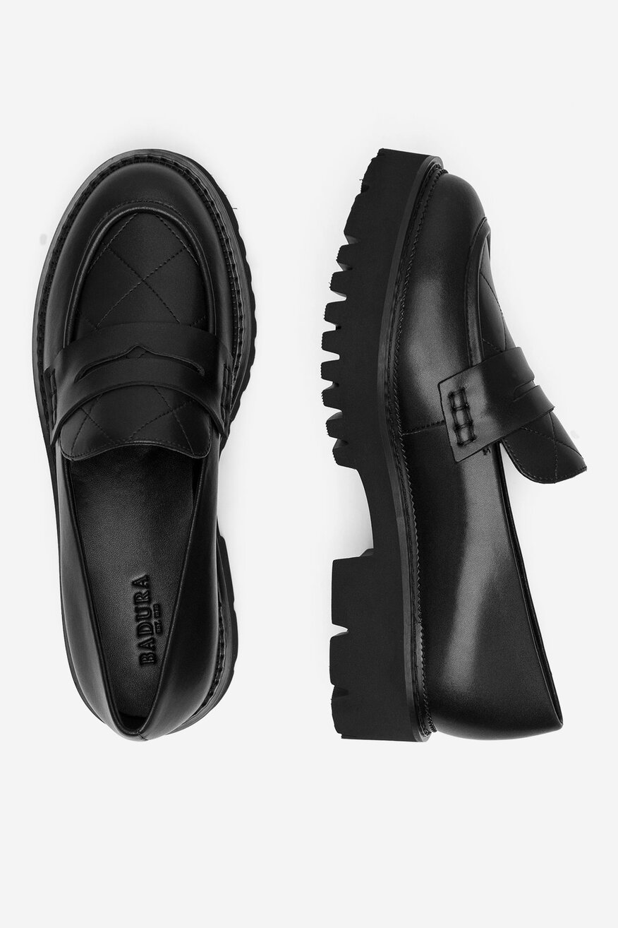 Badura - Loafersy skórzane - 5905588955887