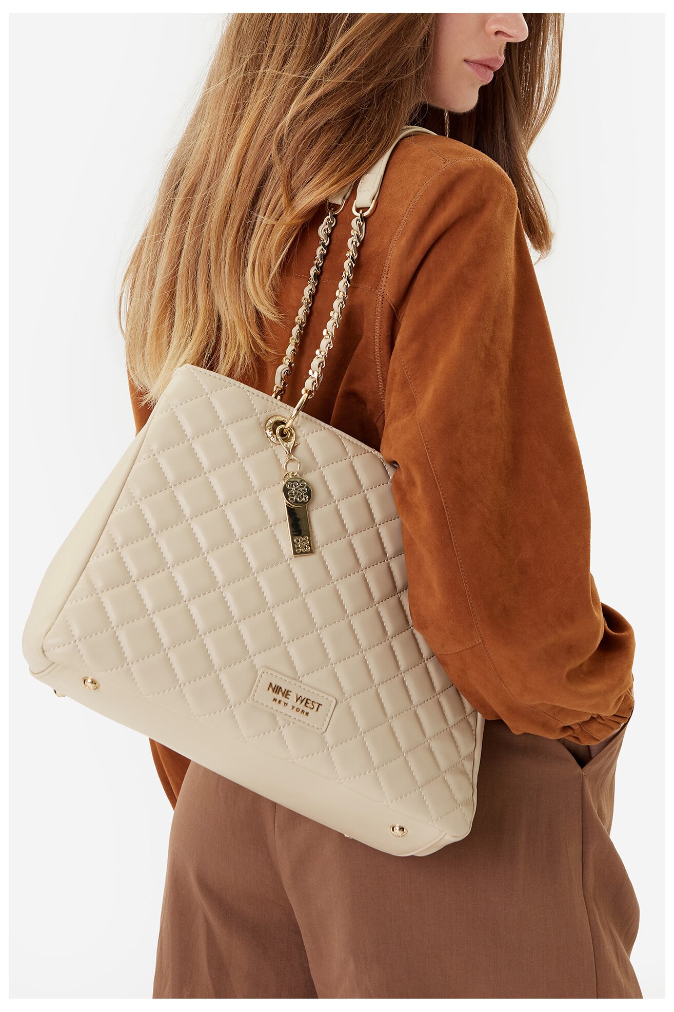 Kabelka NINE WEST CEO-IDAHO-I-LDA8005 BÉŽOVÁ