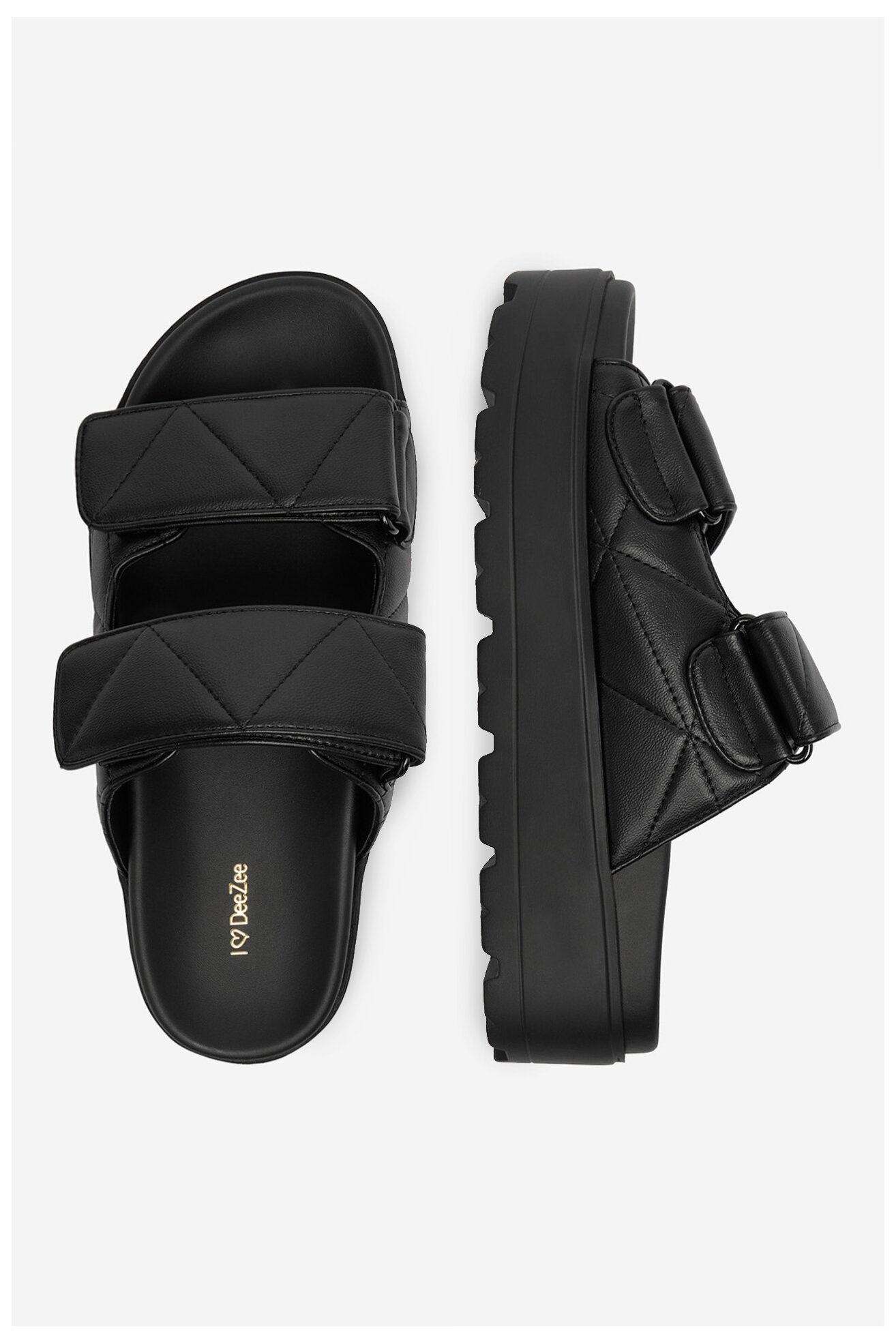 Klapki DeeZee CEO-R25SS09248 Czarny