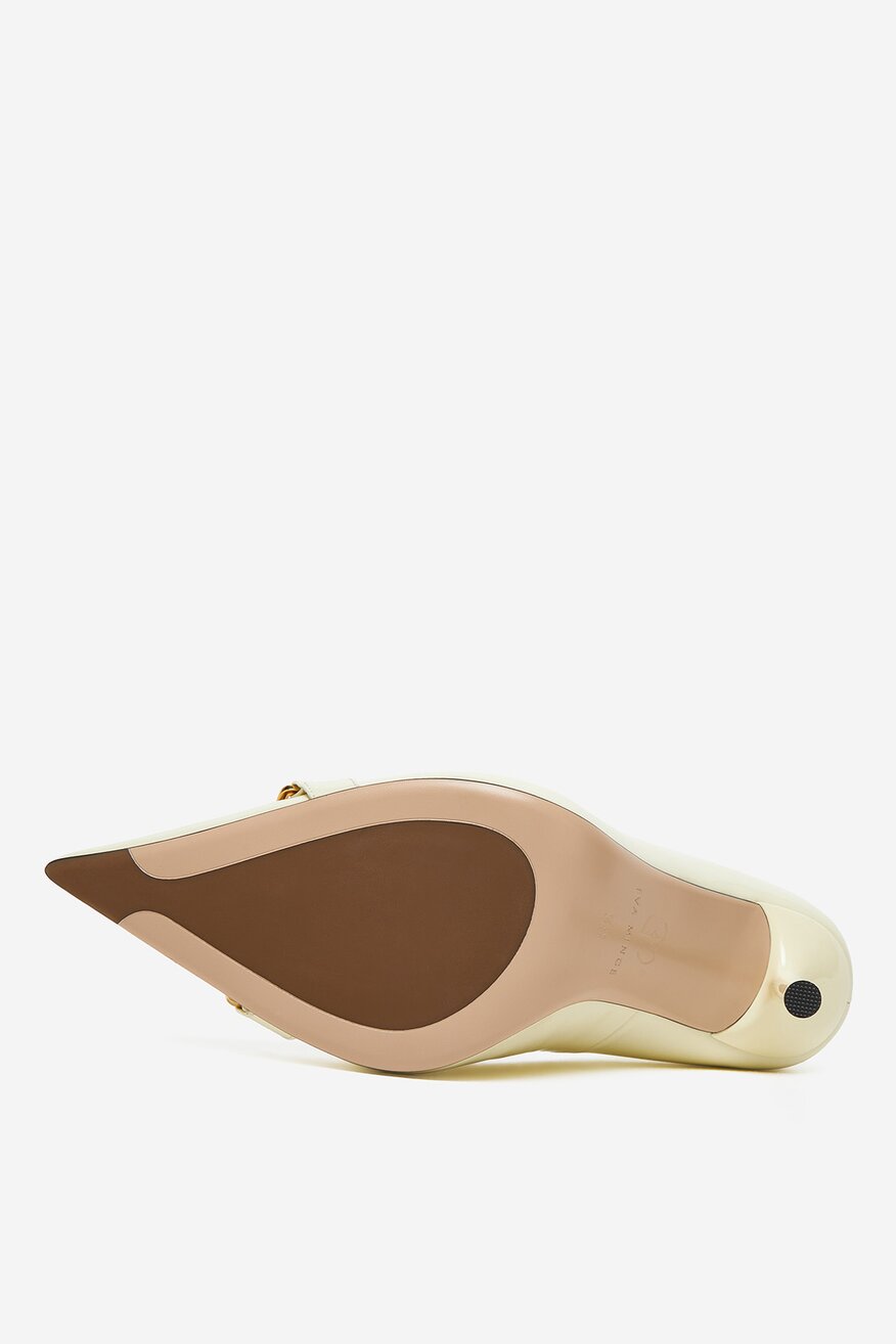 Pantofi cu toc EVA MINGE ALB - 5906751283486