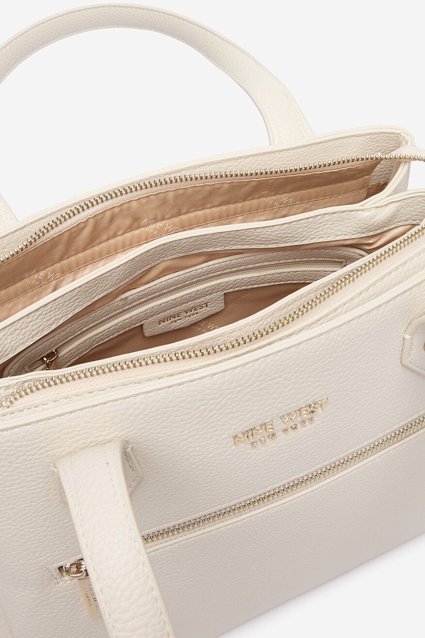 
                Дамска чанта NINE WEST СЛОНОВА КОСТ - 5906751631881