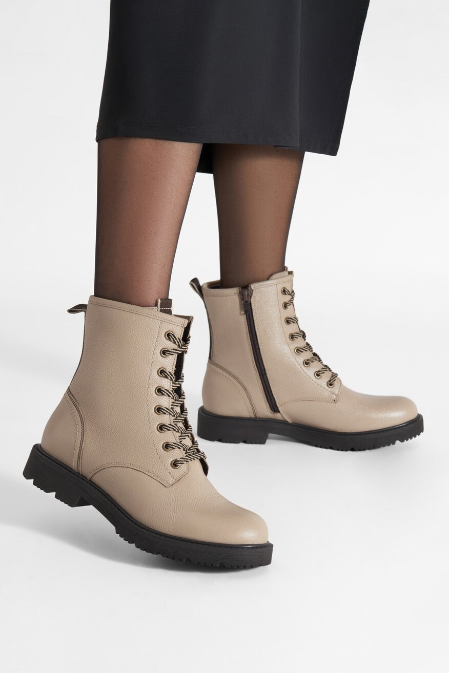 Lasocki - Trzewiki skórzane ocieplane - 5904862996264
