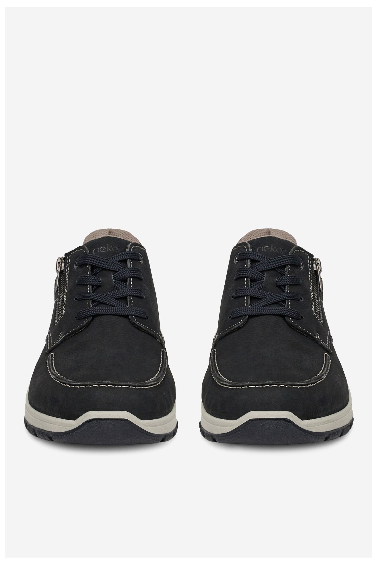 Półbuty Rieker 03603-14 Granatowy ciemny