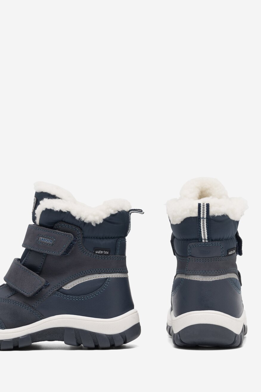
                Lasocki Kids - Trzewiki skórzane ocieplane - 5904862959696