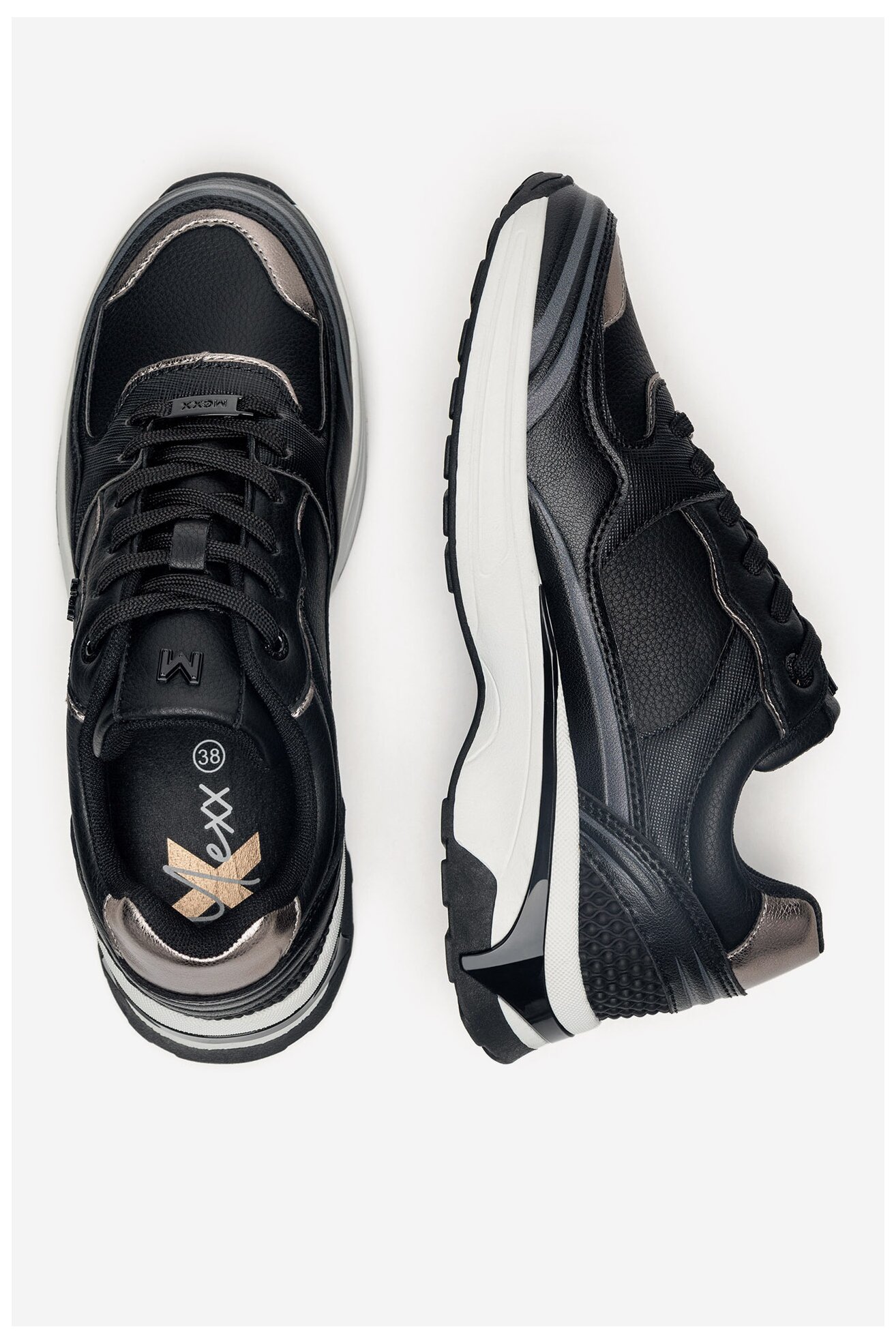 Sneakerși Mexx MI001009443W NEGRU