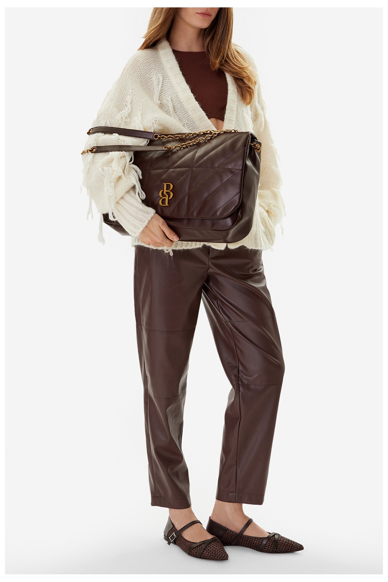 Kézitáska Badura CEO-ADELINE-LDA8054-1 SÖTÉTBARNA