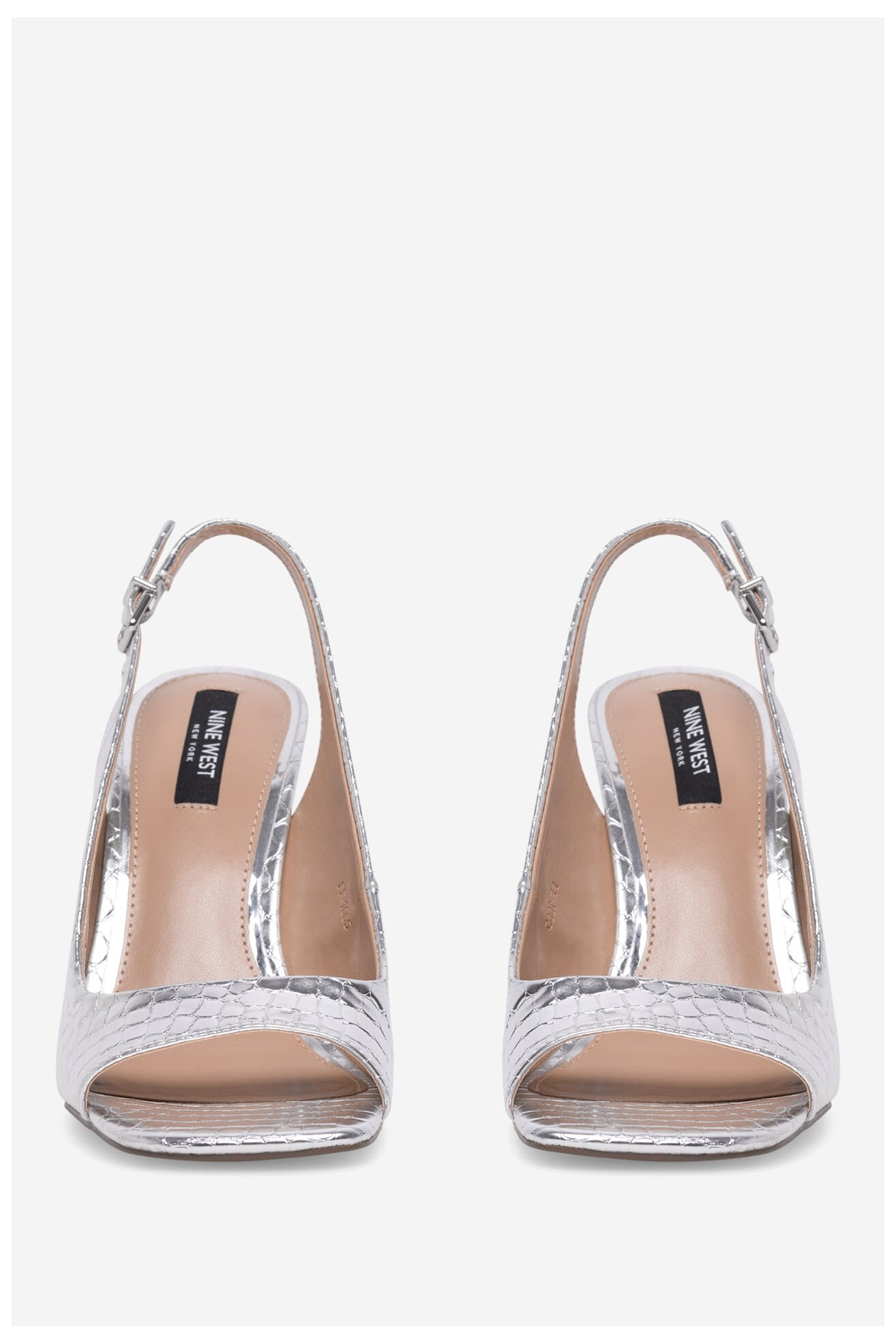 Sandały NINE WEST FF-1065 Srebrny