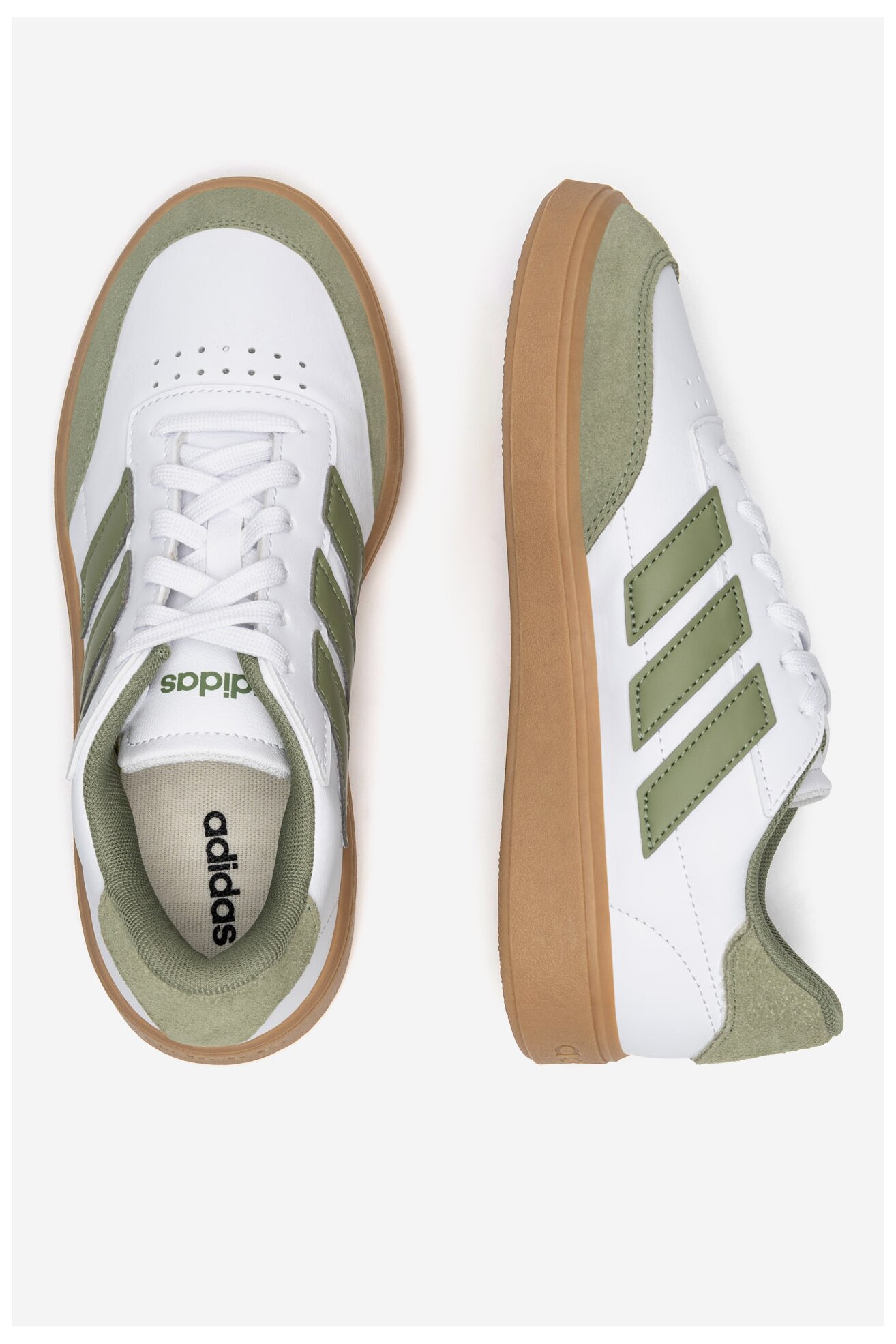 Спортни обувки adidas COURTBLOCK J ID6499 БЯЛ