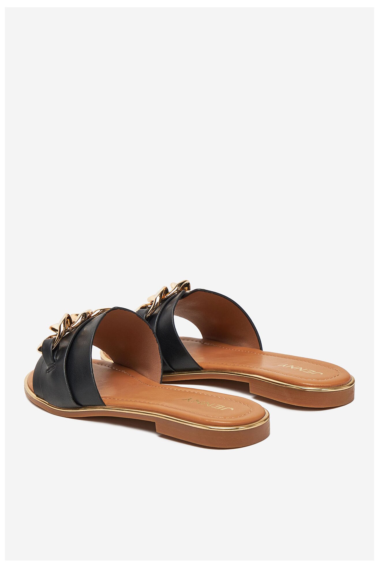 Klapki Jenny WFA2738-1 Czarny