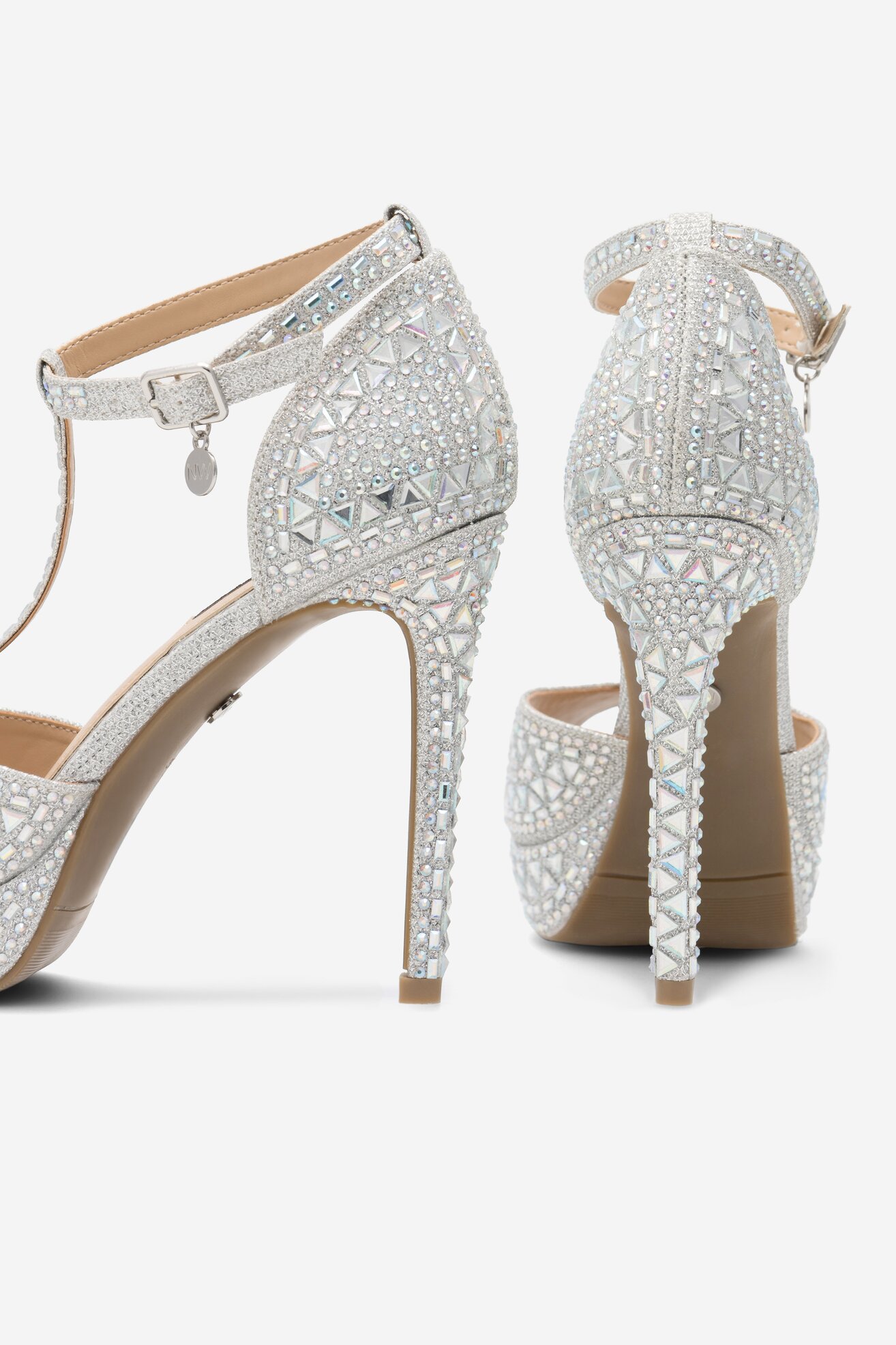 Сандали NINE WEST NISA SY015-1NW СРЕБРИСТ