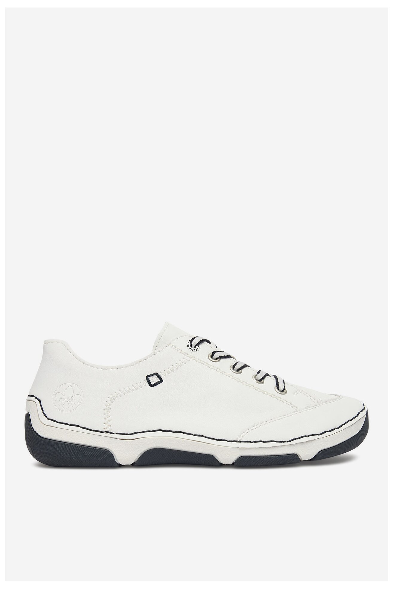 Półbuty Rieker CEO-55901-80 Biały