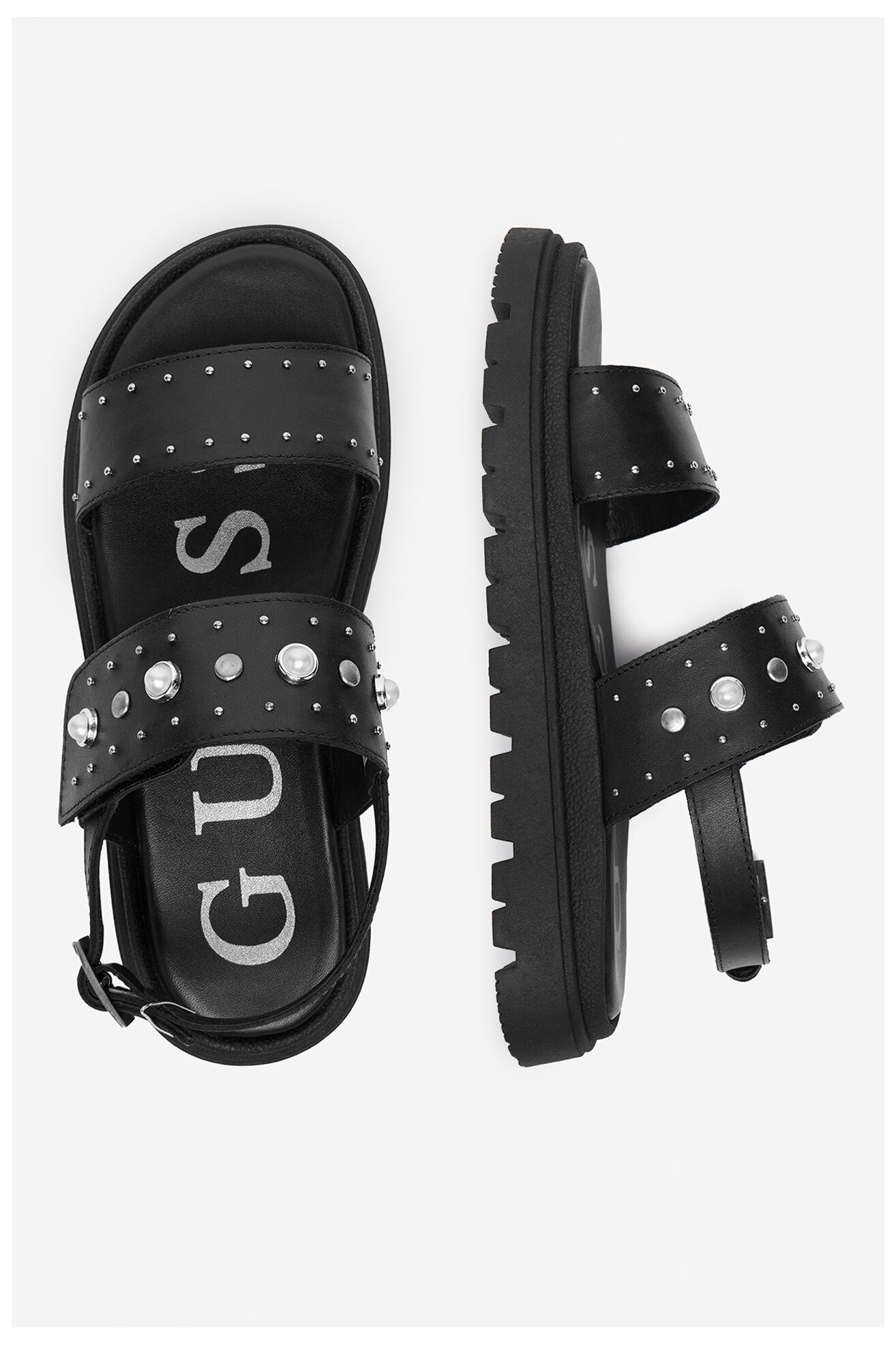 Сандалі GUESS CEO-BAND-8985-A ЧОРНИЙ