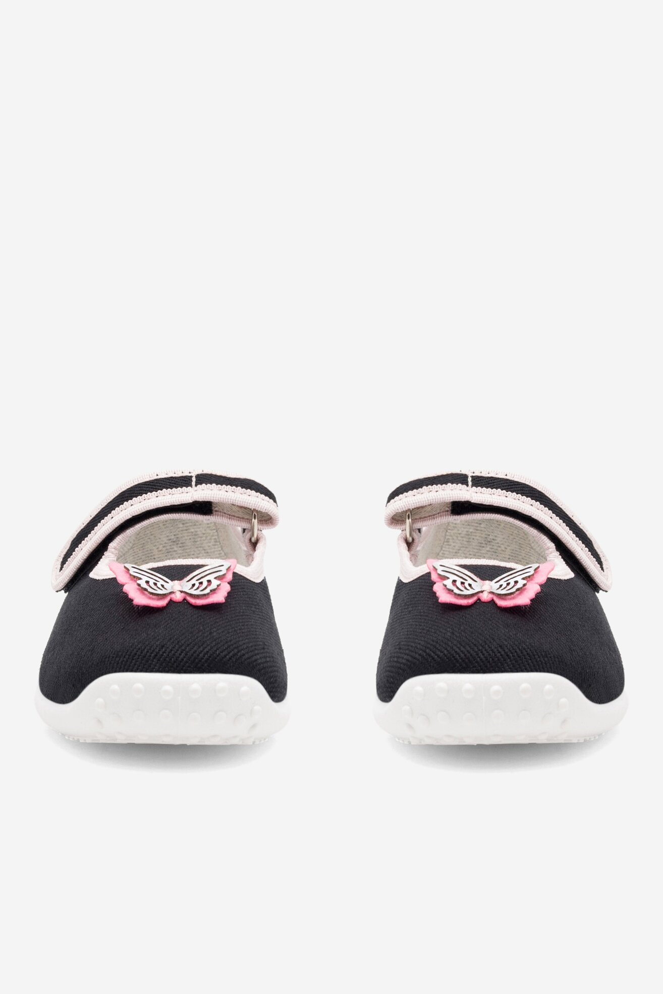 Kapcie Nelli Blu BALERINKI MOTYL IV Czarny